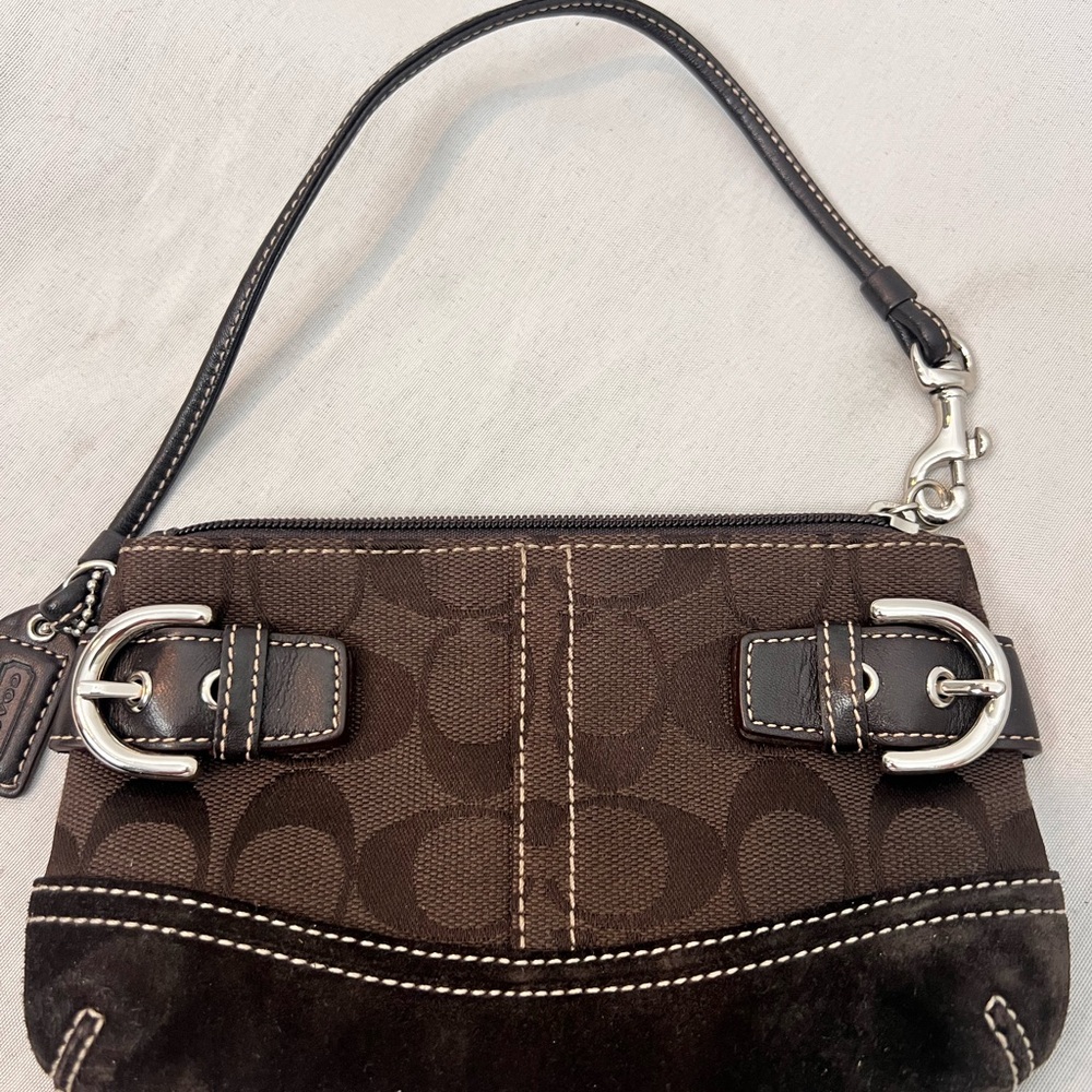 Brown COACH Women's Bag wristlet purse